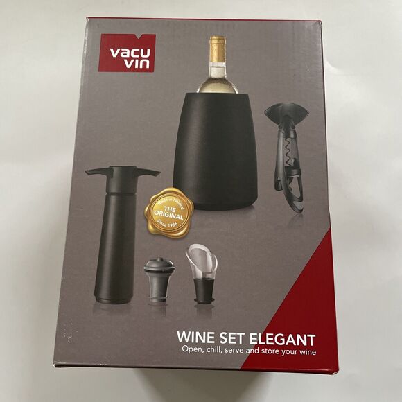 VacuVin Elegant Wine Set Barware Wine Opener Tools - Picture 1 of 9